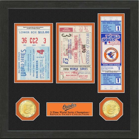 Baltimore Orioles World Series Ticket Collection