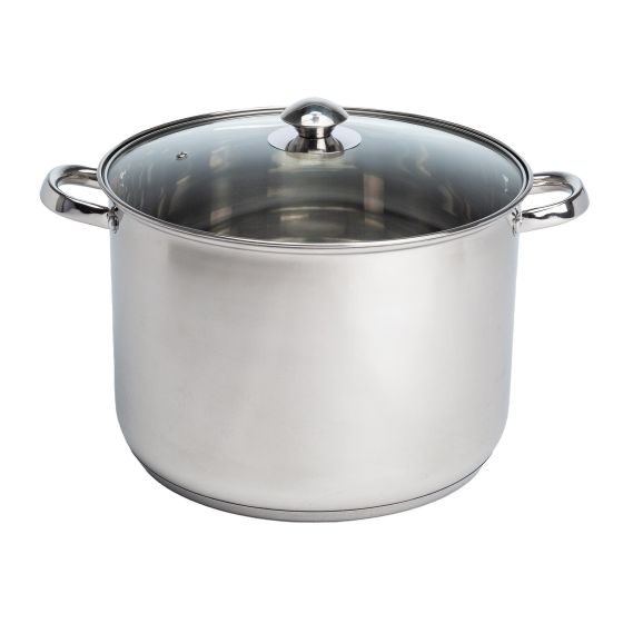 12qt Pure Intentions Stainless Steel Stock Pot w/ Lid