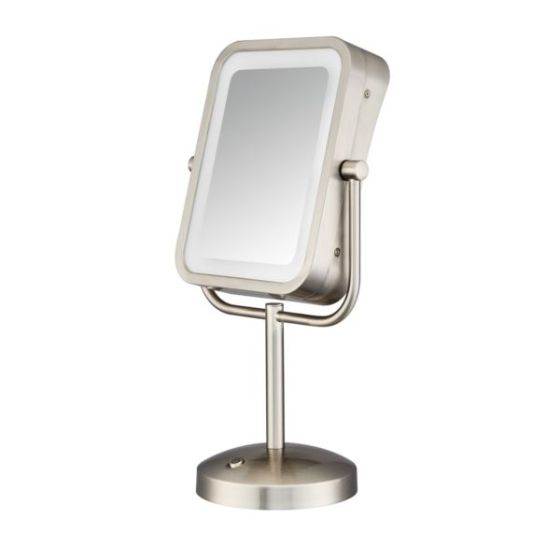Lighted Makeup Mirror w/ 1x/8x Magnification