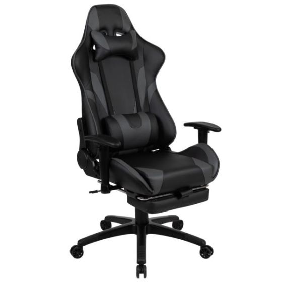 Black/Gray X30 Series Reclining Gaming Chair