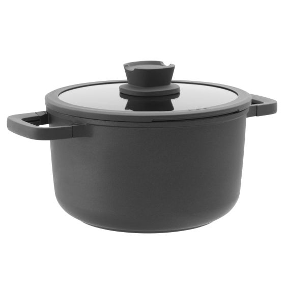 Leo Stone+ Recycled Cast Aluminum Non-Stick Ceramic Covered 5.9Qt. Stockpot, 9.5