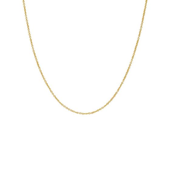 Dainty Cable Chain Necklace Size 18