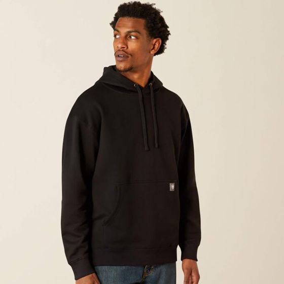 Ariat Men's Rebar Workman Hardhead Hoodie-Black-LG