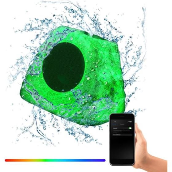 Solar Bluetooth Rock LED Speaker
