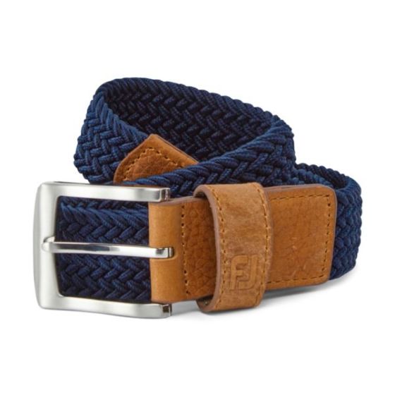 FootJoy Woven Golf Belt - Navy/Long