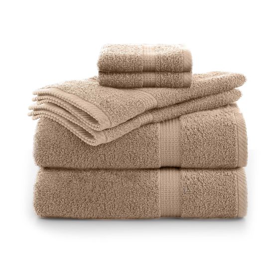 Essentials Bath Towel Set Size 6 Piece