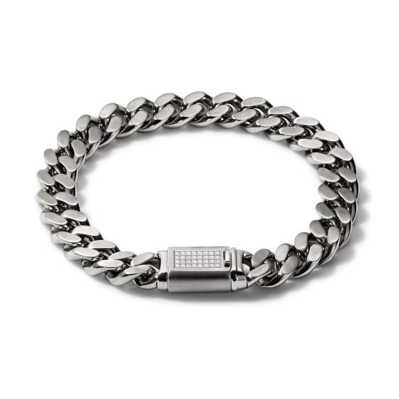Bracelet: Latin Grammy, Classic Signature Chain Link- 32 Piece Diamond - Medium