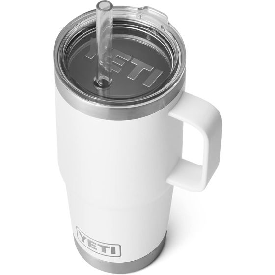 Yeti Rambler 25 oz Straw Mug - White