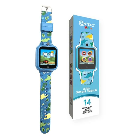KW1 Smart Watch for Kids with Educational Games, HD Touch Screen, Camera, and MP3 Music Player