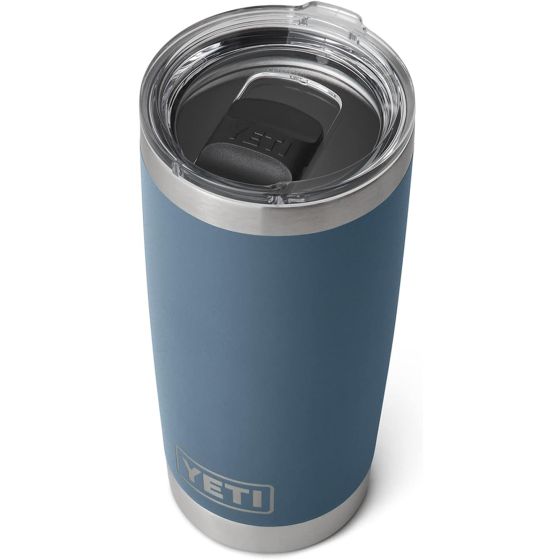 Yeti Rambler 20 oz Tumbler Nordic Blue w Magslider Lid