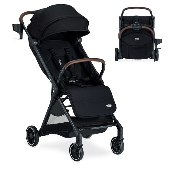 Juniper Compact Stroller with One-Hand RapidFold - Raven Black