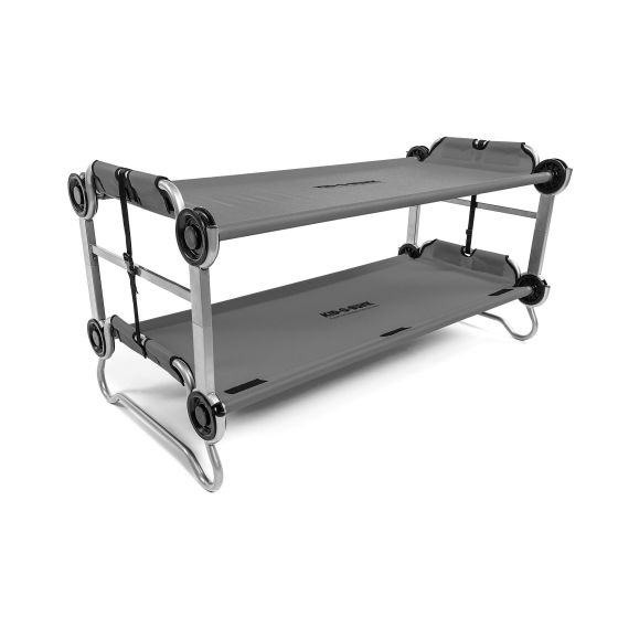 Kid-O-Bunk Portable, Bunkable Cot System - Grey