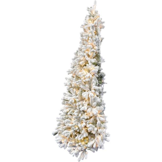 6.5-ft. Half Tree with Warm White LED Lighting