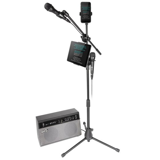 Karaoke Speaker Super Kit Black