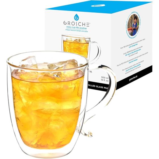 Glassware: Double Walled Cyprus Mug - 500ml/16 fl oz.