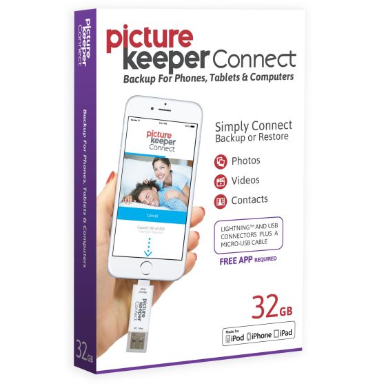 Picture Keeper Connect Photo Backup For iOS & Android - 32GB