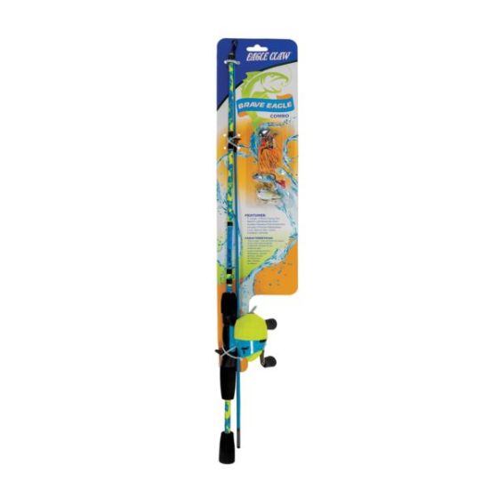 Brave Eagle Spincast Rod/Reel Combo, 2 pc. 5'