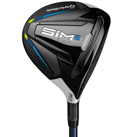 TaylorMade SIM 2 Max Fairway Wood - Left Hand/3/Stiff Flex