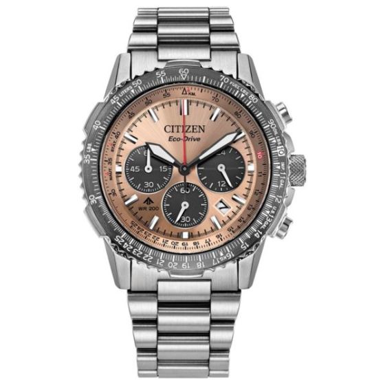 Men's Promaster Air Stainless Steel Bracelet watch, Salmon dial