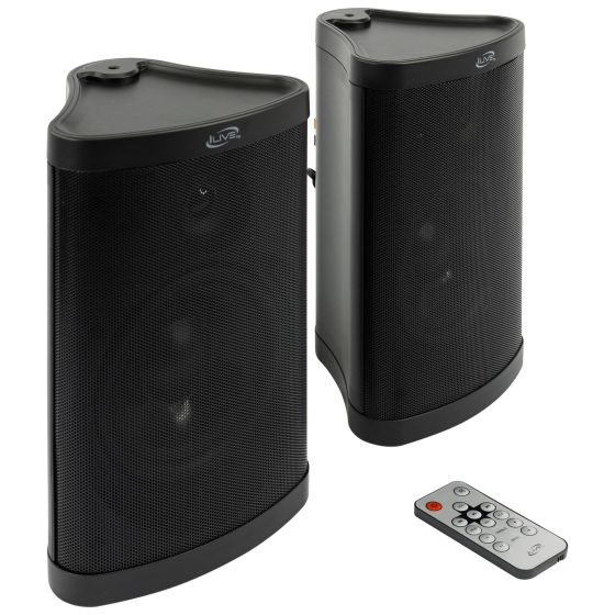 Set of 2 Patio+ Indoor/Outdoor Water Resistant Speakers