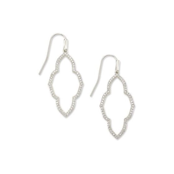 Abbie Small Open Frame Earrings