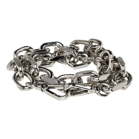 Fendi Strap You Silver Tone Metal Chain Mini Shoulder Strap Detachable