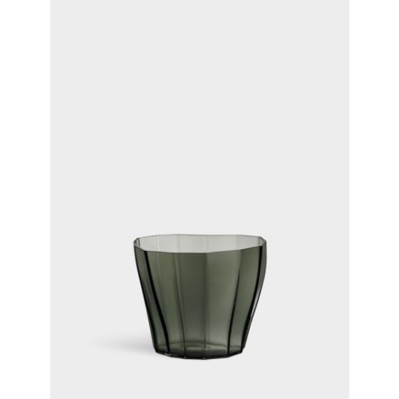 Reed Vase Moss Green Low