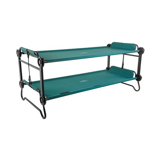 Disc-O-Bed Extra Large Portable, Bunkable Cot System - Green