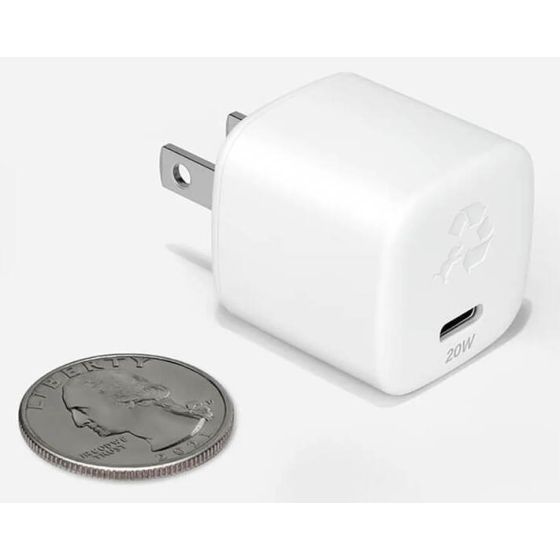 Nimble WALLY SubNano 20W USB-C Wall Charger - White