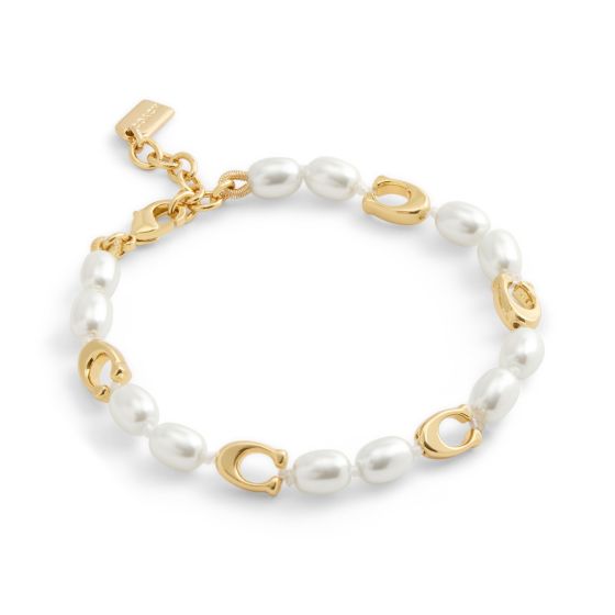 Heritage Charming Charms C Flex Bracelet - Gold