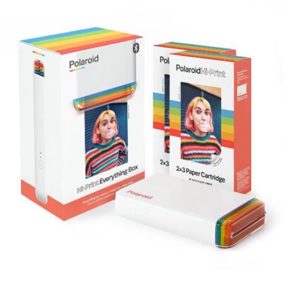 Gen 2 Polaroid Printer and Paper Bundle - Bluetooth Pocket Photo Printer + Paper Double Pack