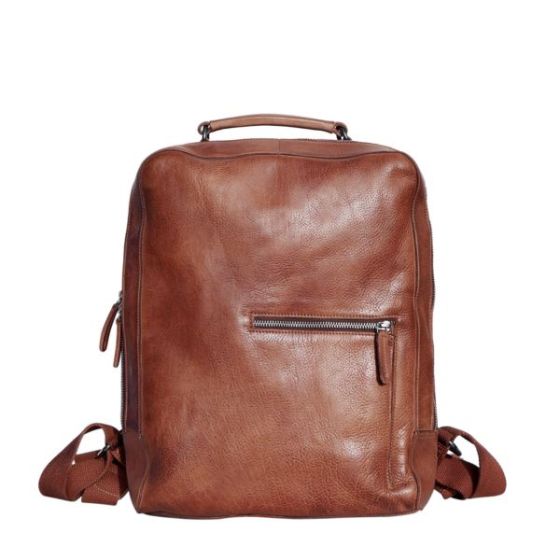 McKinney Leather Backpack Cognac