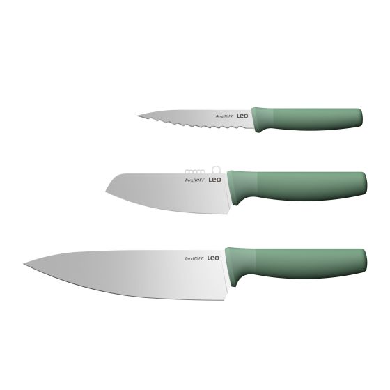 Leo Forest Recycled SS 3pc Specialty Knife Set