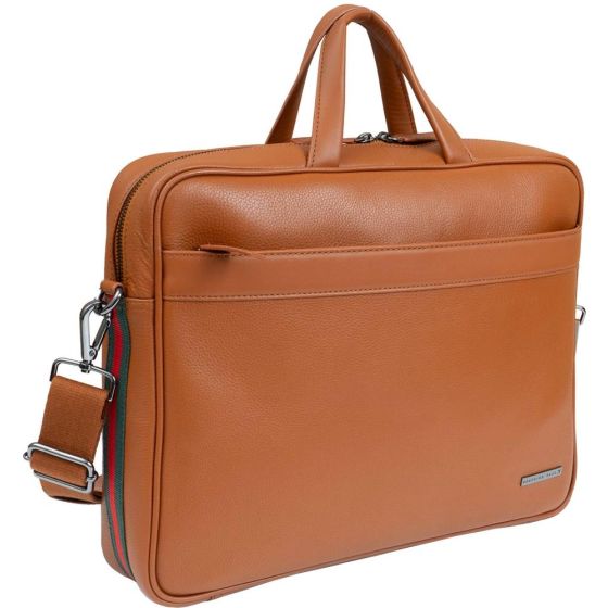 Hey Handsome Pebble Grain Briefcase Size 18
