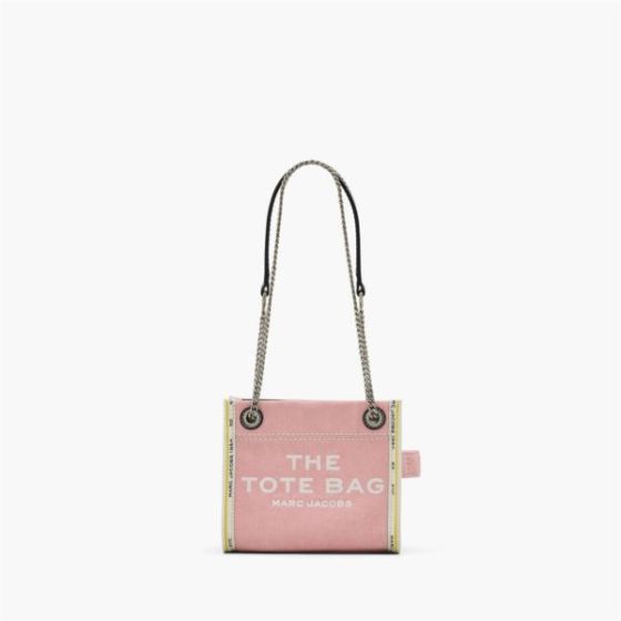 The Denim Chain Crossbody Tote Bag