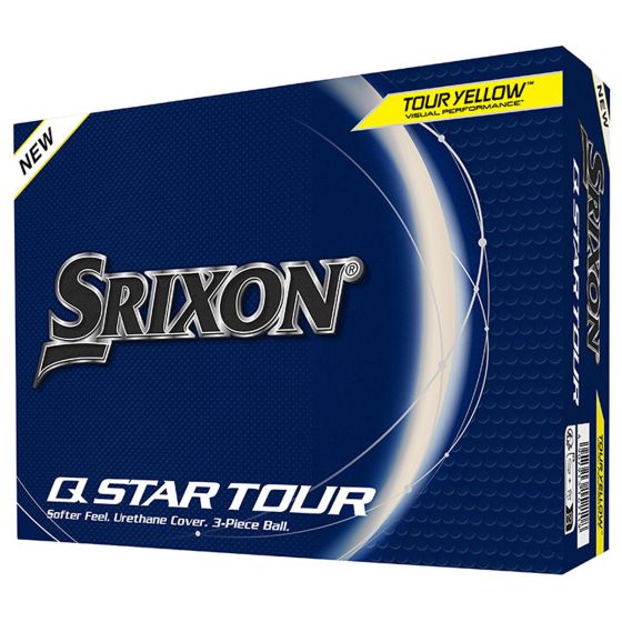 Srixon Q-Star Tour Yellow 2024 Golf Balls - 1 Dozen