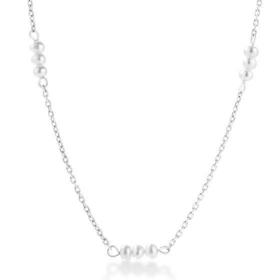 Pearl Station Necklace