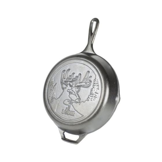 Lodge - Wildlife Series 10.25-Inch Cast Iron Deer Skillet