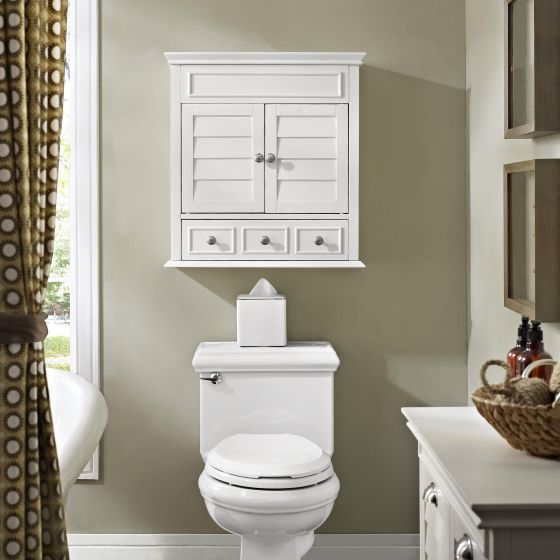 Lydia Wall Cabinet In White