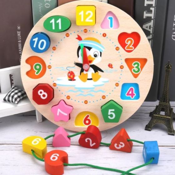 Montessori Wooden Learning Clock