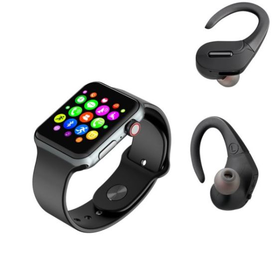 Slide Sports Combo Fitness Tracker & Sports TWS Earbuds