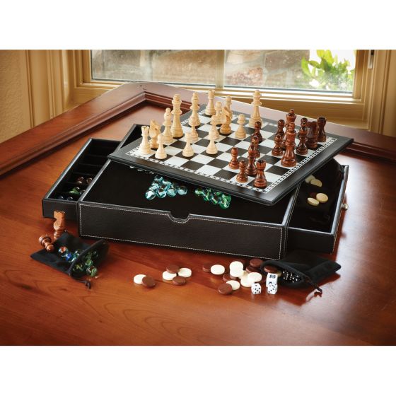 Mainstreet Classics Chess - Checkers - Backgammon - Chinese Checkers