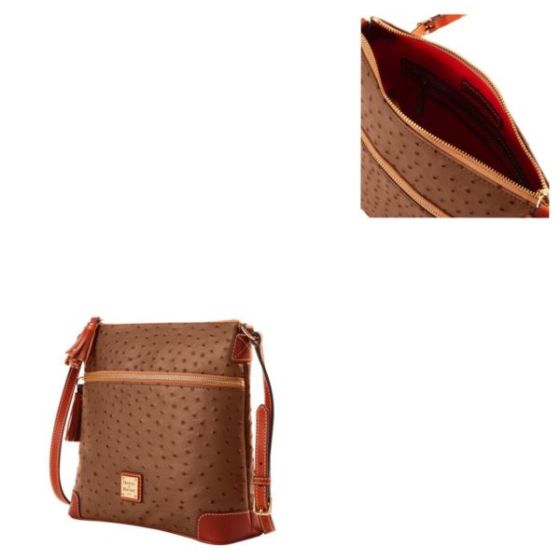 Ostrich Tassel Crossbody