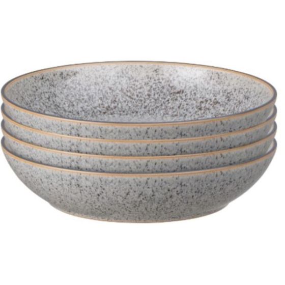 Denby Studio Grey Set of 4 Pasta Bowls