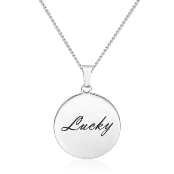 Lucky Horseshoe Medallion Pendant