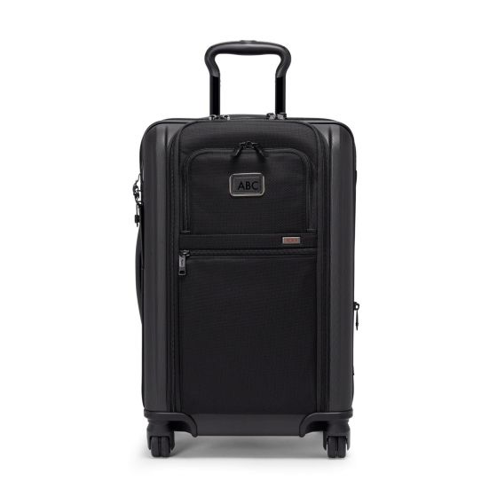 Alpha Hybrid Front Pocket Expandable Carry On (International)- Black