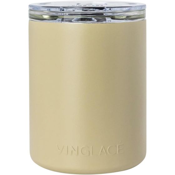 Vinglace Glass Lined Whiskey Glass Khaki