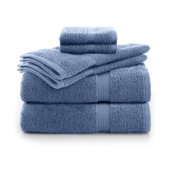 Essentials Bath Towel Set Size 6 Piece
