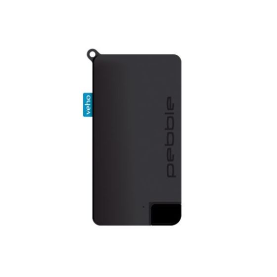Veho Pebble Pokket 900Mah Micro Size Keyring Power Bank - Black