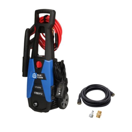 1700 Max PSI - 1.7 GPM - Electric Pressure Washer w/25-Foot Extension Hose